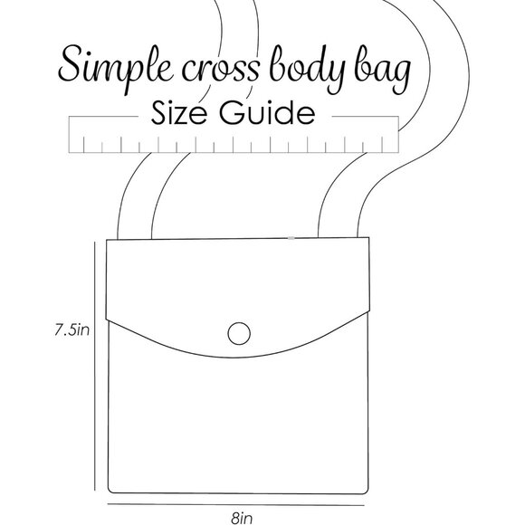 Crossbody Handbag Full Grain Veg-Tan Leather Small Purse Stylish Eco-Friendly - Picture 6 of 9